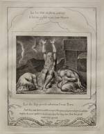 William Blake. Job’s Despair, from Illustrations of the Book of Job, 1825 (published 1826). Engraving on India paper chine collé on wove paper. Jansma Collection, Grand Rapids Art Museum, 2014.1i